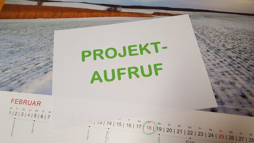 PROJEKTAUFRUF – 1. Projektauswahlverfahren 2018